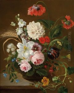 Blumenstuck Mit Biene