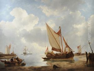Low Tide Gun Salute From A Dutch Man O' War