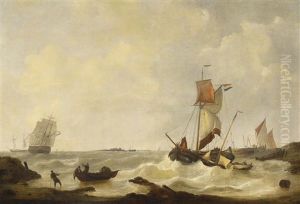 Kustenfischer Vor Scheveningen