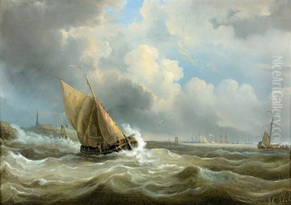 Kustenpartie Mit Fischerboot - view 1