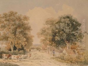 Near Linfield, Sussex by Albert Edward Bowers