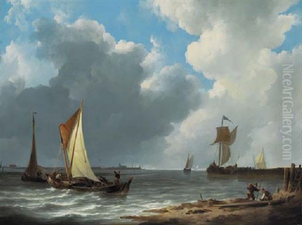Shipping Off The Dutch Coast - view 1