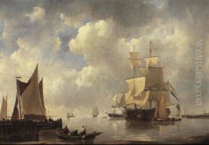 Marine Landscape by Johannes Christiaan Schotel