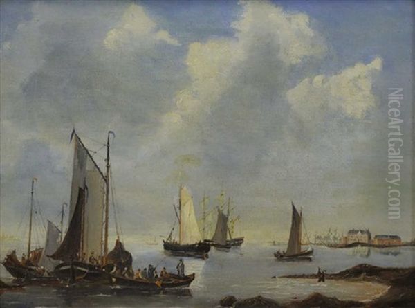 Fishing Boats Near Shore - view 1