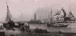 Unloading The Catch, Honfleur Unloading The Catch, Honfleur