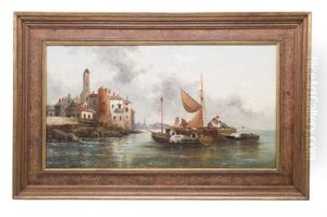 Escenas De Pescadores by Anton Schoth