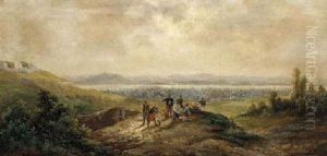 Roustchuk On The Danube by Anton Schoth