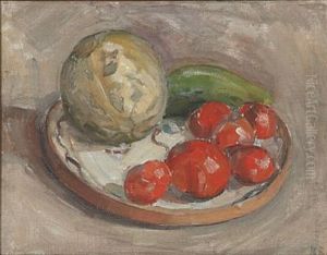 Still Life With Fruits by Karl Holger Jacob Schou