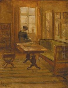 By The Window by Karl Holger Jacob Schou