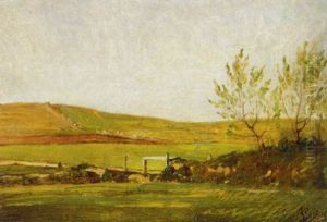 Sommerlandskab Fra Hornsherred by Ludvig Abelin Schou