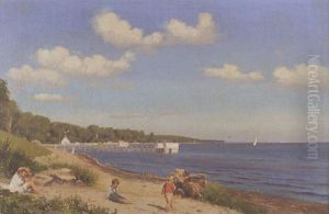 Children Playing On A Beach