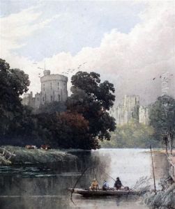 Anglers Before Windosr Castle
