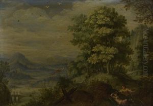 Coronis And Apollo by Pieter Schoubroeck