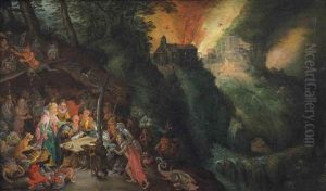 The Temptation Of Saint Anthony by Pieter Schoubroeck