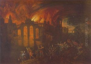 La Fuite De Troie by Pieter Schoubroeck