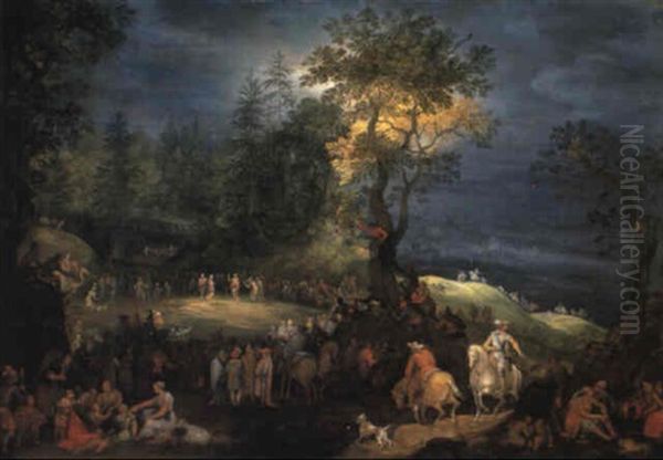 St. John The Baptist Preaching To The Multitude - view 1