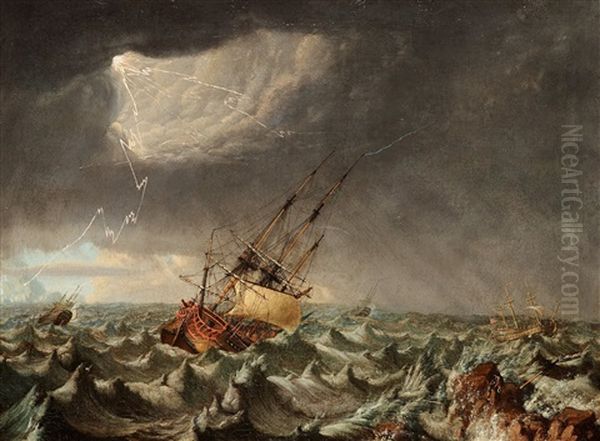 A Ship In Storm - view 1