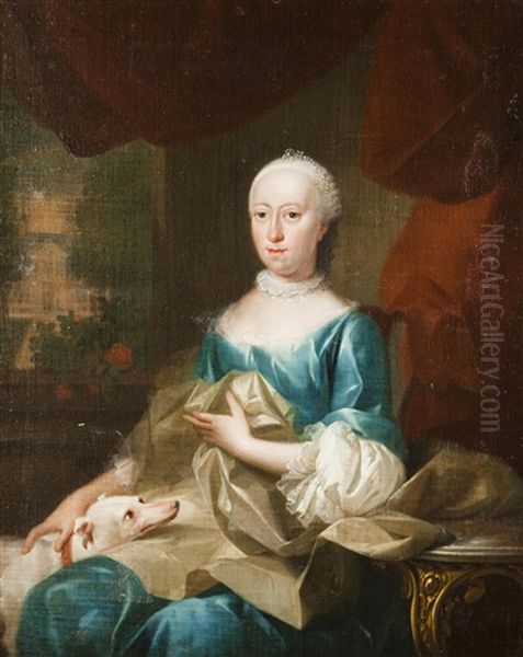 Bildnis Einer Dame Mit Hundchen - view 1