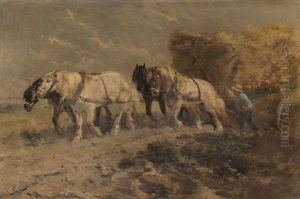 La Charrette De Foin by Henry Schouten