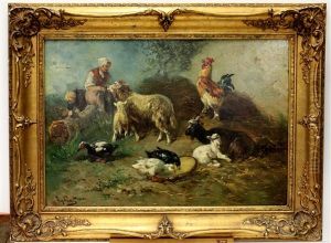 Jonge Dieren In Het Voorjaar by Henry Schouten