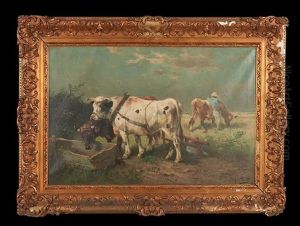 Cattle In The Field by Henry Schouten