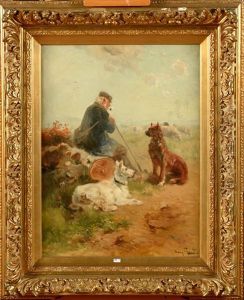 Berger, Son Troupeau Et Ses Chiens Berger, Son Troupeau Et Ses Chiens