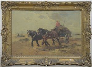 Scene De Paysage Avec Chevaux Scene De Paysage Avec Chevaux