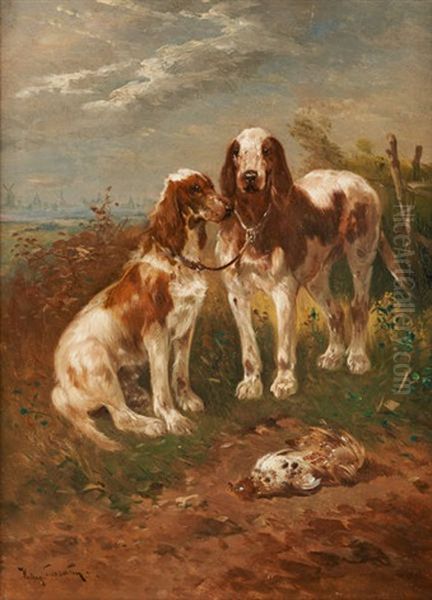 Chiens De Chasse Au Repos - view 1