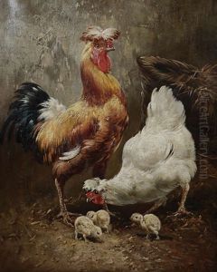 Coq, Poules Et Poussins by Henry Schouten