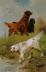 Frei Jagdhunde Auf Der Pirsch by Henry Schouten