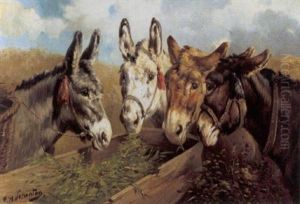 Vier Ezels by Henry Schouten