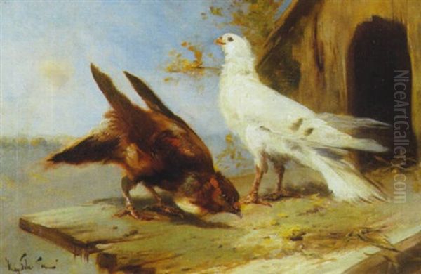 Les Deux Pigeons - view 1