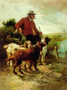 Sportsman With Setters