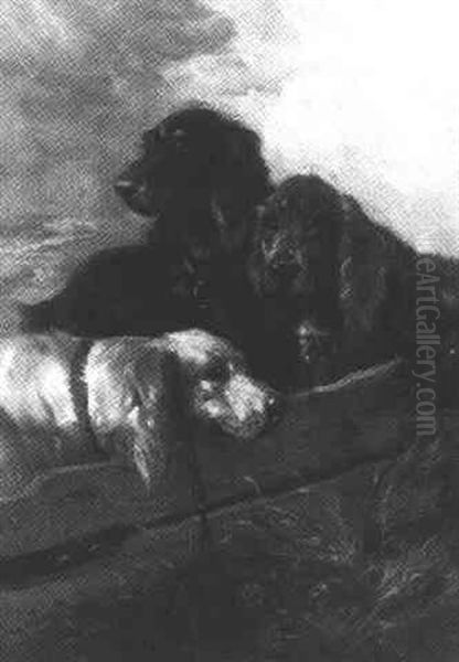 Portrait Of Three Setters - view 1