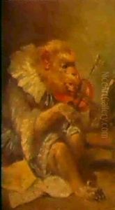 Le Singe Musicien by Henry Schouten