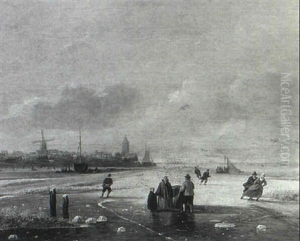 Winter Canal Scene - view 1