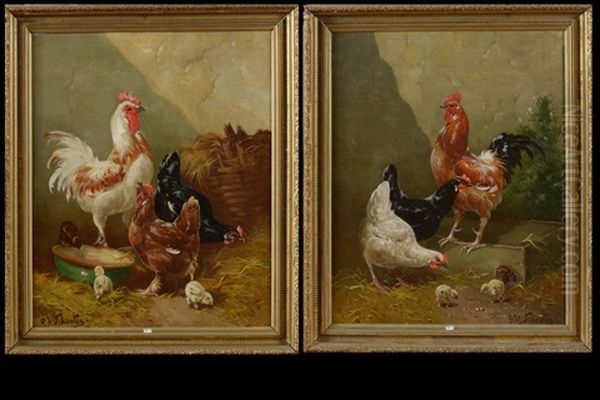 Coq, Poules Et Poussins (2 Works) - view 1