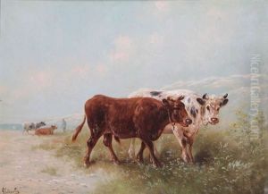 Vaches Aux Dunes by Paul Schouten