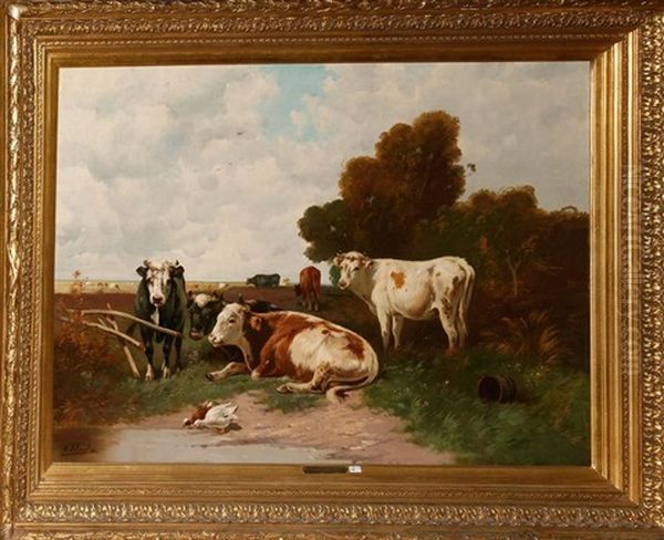 Vaches Au Pre - view 1