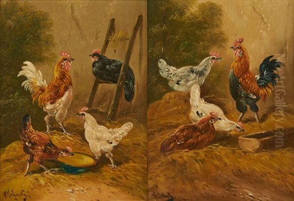 Coq Et Poules (2 Works) - view 1