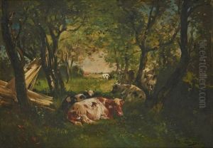 Vaches Dans Une Clairiere Vaches Dans Une Clairiere