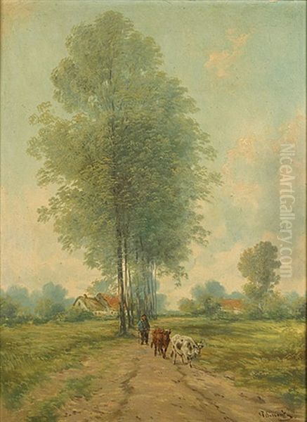 Herder Met Koeien - view 1