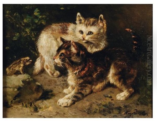 Les Chatons Et La Grenouille - view 1