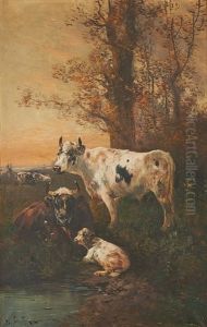 Vaches Au Bord De La Mare Vaches Au Bord De La Mare