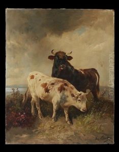 Cattle In The Open Field by Henry Schouten
