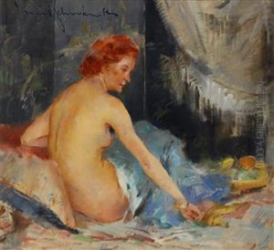 Madchenakt by Emil Schovanek