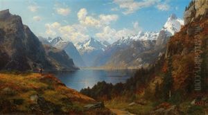 The Urnersee As Seen From Ruthli