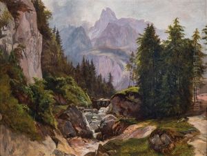 Sommertag Im Hochgebirge (wetterhorn)