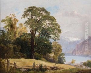 Gosausee Mit Blick Auf Den Dachstein by Josef Schoyerer