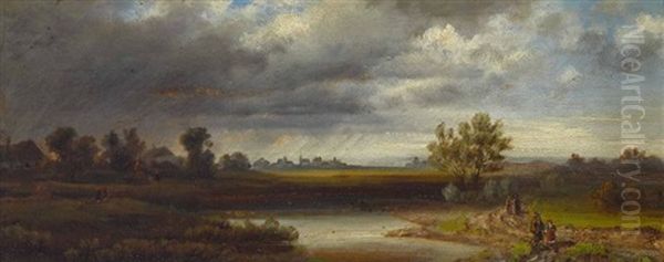 Landschaft Bei Gewitterstimmung - view 1